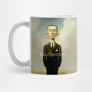 Bourgeoisie: A bourgeoisie man stands alone Mug